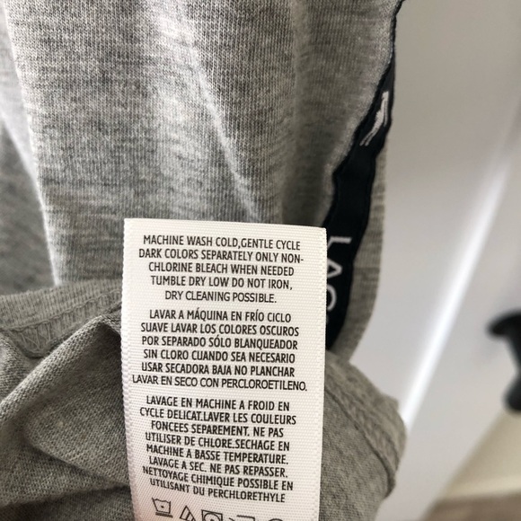 Lacoste Gray Sleepwear Shirt L - Picture 9 of 9